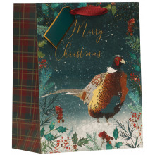 XE02219 Gift Bag Wild Pheasant Medium