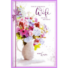 Wife Anniversary Trad 75 Cards SE26138