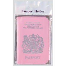 Passport Holder Pink GB/N Ireland