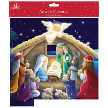 XF0902 Large Nativity Advent Calendar