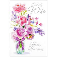 Wife Anniversary Trad 75 Cards SE26265