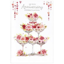 Sister & Brother-in-law Anniversary Trad Cards SE26404