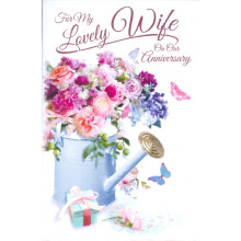 Wife Anniversary Trad 75 Cards SE26421
