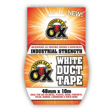 Strong As An Ox Duct Tape White 48mmx10M