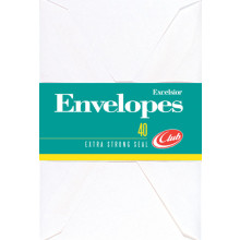 Excelsior Economy White Envelopes Duke Extra Strong Seal 40's