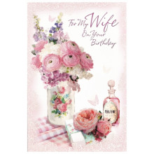 Wife Anniversary Trad 75 Cards SE26793