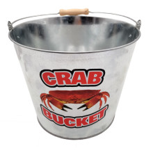 Crabbing Crab Bucket Metal 5 Litre