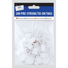 Strung Tags 13x20mm Pack Of 200
