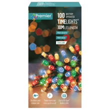 XF3601 100 LED TimeLights Coloured 10 Metre Lit Length 