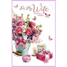 Wife Anniversary Trad 75 Cards SE27618