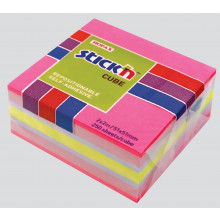 Mini Stick N Cube Neon/Pastel Sticky Notes 51x51