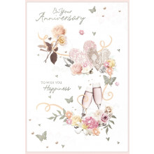 Sister & Brother-in-law Anniversary Trad Cards SE27901