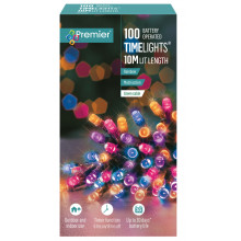 XF3602 100 TimeLights Rainbow 10 Metre Lit Length