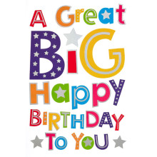 Cards Word Play 28155 Open Birthday