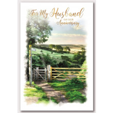 Husband Anniversary Trad Cards SE28183