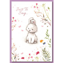 Blank Female Cute Cards SE28215
