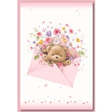 Blank Female Cute Cards SE28219