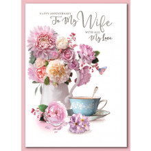Wife Anniversary Trad 90 Cards SE28249