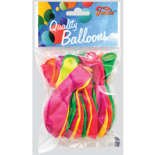 Fantasia 12" Neon Balloons Asst Pack 20
