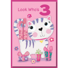 Age 3 Girl Cards SE28280