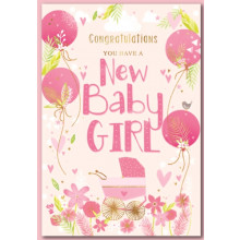 Baby Girl Cards SE28290