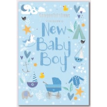 Baby Boy Cards SE28291