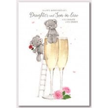 Daughter & Son-in-law Anniversary Cute Cards SE28293