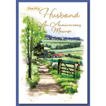 Husband Anniversary Trad Cards SE28301