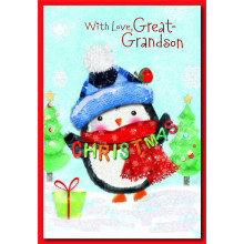 JXC0419 Great Grandson Juvenile 50 Christmas Cards