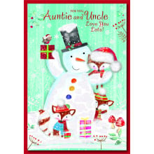 JXC0605 Auntie+Uncle Juvenile 50 Christmas Cards