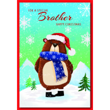 JXC0268 Brother Cute 50 Christmas Cards