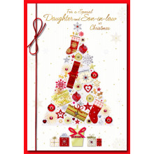 JXC0504 Daughter+Son-In-Law Trad 50 Christmas Cards