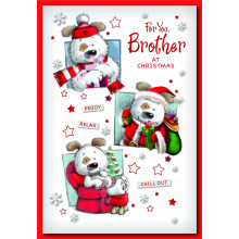 JXC0269 Brother Cute 50 Christmas Cards