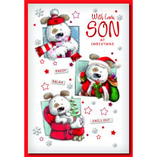 JXC0223 Son Cute 50 Christmas Cards