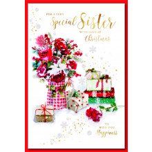 JXC0254 Sister Trad 75 Christmas Cards