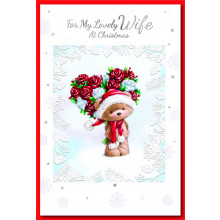 JXC0117 Wife Cute 75 Christmas Cards