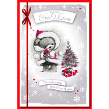 JXC0449 One I Love Female Cute 75 Christmas Cards