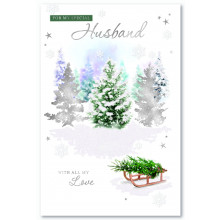 JXC0140 Husband Trad 75 Christmas Cards