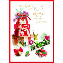 JXC0458 One I Love Female Trad 90 Christmas Cards