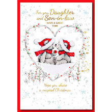 JXC0509 Daughter+Son-In-Law Cute 50 Christmas Cards