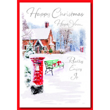 JXC0039 Open Male Trad 50 Christmas Cards