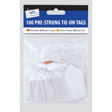 Strung Tags 36x53mm Pack Of 100