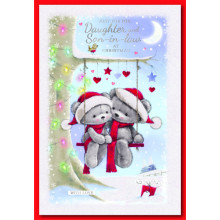 JXC0510 Daughter+Son-In-Law Cute 50 Christmas Cards