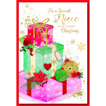 JXC0294 Niece Trad 50 Christmas Cards