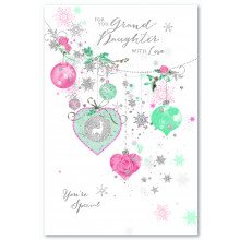 JXC0369 Grand-Daughter Trad 75 Christmas Cards
