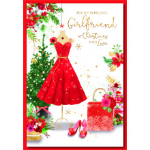 JXC0461 Girlfriend Trad 50 Christmas Cards