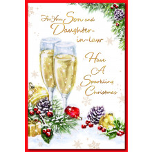 JXC0538 Son+Daughter-In-Law Trad 75 Christmas Cards