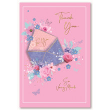 Thank You Female Trad Cards SE28515