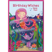 Age 6 Girl Cards SE28543
