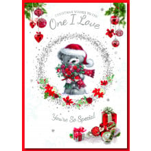 One I Love Fem Cute 90 Christmas Cards